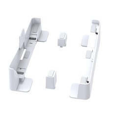 GS 3C PS5 Pro/Slim 通用 橫放底座 支架 立架 散熱 防傾倒 加高, 白色, 1個