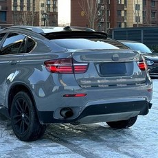 BMW X6 E71 루프 스포일러 08-14년 ABS 프라이머 색상 호환, 검은 지붕