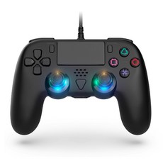 DOBE PlayStation PS5 有線連發巨集震動手把 (公司貨) 墨黑色, 1個, TP5-35136