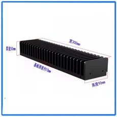 BAHOD 모든 알루미늄 A 클래스 파워 앰프 방열판 DIY 앰프 오디오 액세서리용 300*50*67mm 85mm 90mm