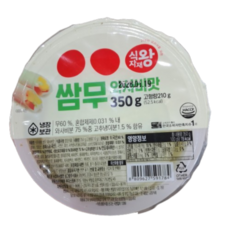 식자재왕 쌈무(와사비맛), 350g, 2개