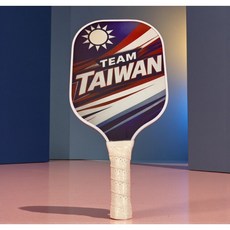 【iWorkOut】匹克球拍 碳纖維 Team Taiwan Pickleball 熱壓拍 K118, 國旗, 1個