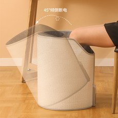 110V 暖腳器 圍擋 電暖腳, 數顯圓形+毛毯 110V