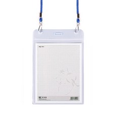 [하나제이] 미디어명찰(세로형 103mm X 133mm)/ HNJ-1012/ 행사용품, 흑색
