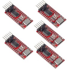2개 FT232RL FTDI USB 3.3V 5.5V TTL 직렬 어댑터 모듈 아두이노 FT232 프로 미니 포트 타입C 232, 5PCS FT232RL