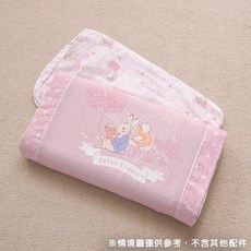 彼得兔兒童枕頭套裝，柔軟透氣，可愛圖案，呵護寶寶睡眠, Pink