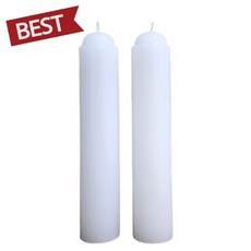 양초 국산 프리미엄 굵은 밀대 제사 파라핀 초, 2개