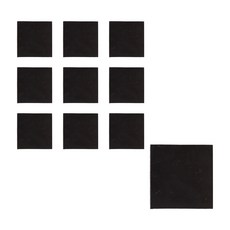 미니 사각 붙이는 자석 스티커 20mm, 10개