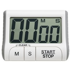 램스혼 타이머 주방 쿠킹 제빵 요리 TIMER, 1개, 화이트(DT-100)