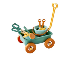 모던하우스 아동용 캠핑 샌드토이 웨건세트 소꿉놀이, 그린, 1세트