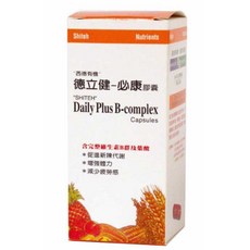 德立健-必康膠囊 100顆 營養補給 含葉酸 B群 台灣製, 1個