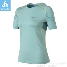 ODLO 女款圓領短袖排汗衫 UPF50 登山運動 T恤 346471