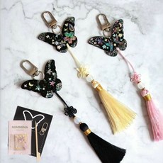 키트 만들기 노리개 자개 부자재 재료 체험 키링 DIY 11112pc 1(EA)