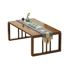 좌식테이블 교자상 인테리어 원목식탁 카페 좌탁 다과상, 1개, 길이 70cm 우드