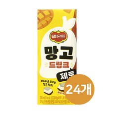 롯데칠성 델몬트 제로 망고, 24개, 200ml