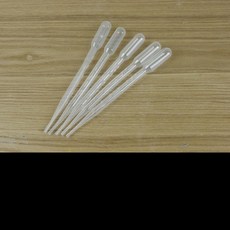 샘플 액체 일회용 스포이드 5ml 50p 교구 과학 실험, 1개, 1ml