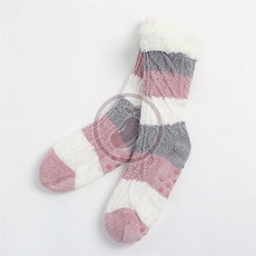 팥들 줄무늬 수면양말 보온양말