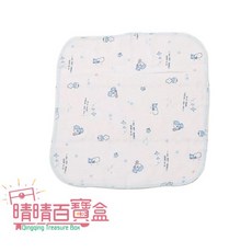 晴晴百寶盒 寶寶口水巾 小紗布巾 紗布手帕 清潔巾 保母娃娃清潔巾 洗澡巾 保母證照術科考試專用, 1個, 可愛紗布巾 單條