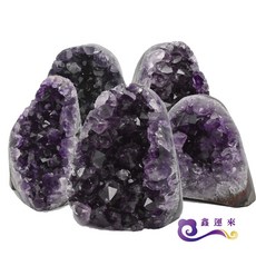 鑫運來 招財開運烏拉圭紫晶鎮(500-700g)｜淨化磁場、提升財運、無附木座