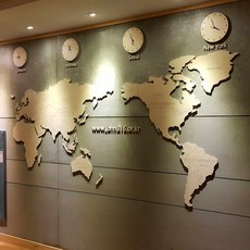 BIWM01 자작나무 세계지도 벽장식 / 나무 세계지도 인테리어 벽걸이 장식 / 원목세계지도 벽장식 / 사무실 인테리어 / 회사 로비 인테리어 / 회사로비 벽장식, 소형(1050mm x 500mm), 선택안함, 내츄럴