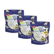 베베스트 처음먹는 아이 김스낵, 멸치맛, 20g, 3개