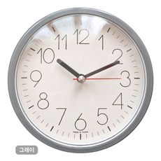 국내제조 흡착시계 - 케이흡착방수시계 (127mm), 1.케이베이직, 그레이