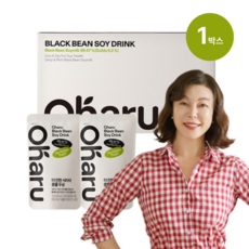 오하루 자연가득 더 진한 서리태 콩물 두유 1박스(15팩), 190ml