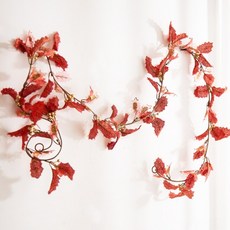 레드 펄 열매 조화 가랜드, 1개