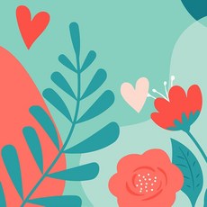 하모니아트 DIY 유화그리기 세트 20x20 꽃의 노래1coz2+6Baa