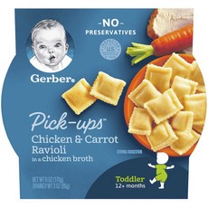 거버 픽-업 라비올리 면 어린이 식품 170g, 1개