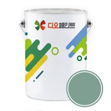 디오페인트 멀티퍼퍼스 벽지 가구용 페인트, 1개, 4L, 뉴트럴60 (코스탈그린)