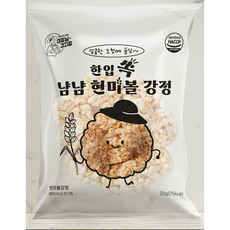 담양한과 이장님과자점 현미볼강정, 20개, 20g