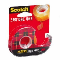 1+1 자국NO 변색없는 사무용 유리테이프 크리스탈테이프 안떨어지는 변형없는 간편 변색NO 추천