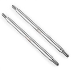 RCHUBAM 스테인리스 스틸 RC 링크 2개 1쌍 스티어링 링키지 세트 M4 x 50mm/55mm/60mm/70mm/75mm~155mm 1/10 스케일 Axial Wraith, 115mm