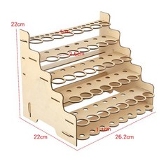 모델 페인트 주최자 안료 랙 편리한 홀더 도구 여러 슬롯이있는 DIY 선반, 1)Type B 38 holes