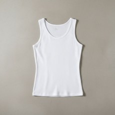 유니클로 니클로 남녀공용 키즈 사계절 화이트 에어리즘 쿨링 나시