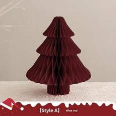 대형 벌집 모양 크리스마스 장식 볼 접이식 종이 트리 장식품 나비다드 휴일, 5. A5