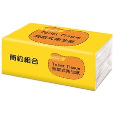 MIT簡約組合衛生紙 150抽, 72包, 1個裝