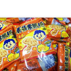 古意古早味 香菇素脆麵 3000g 量販包 零食 餅乾, 1個