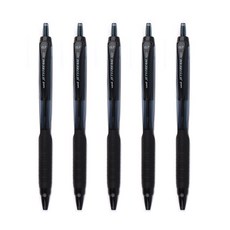 제트스트림 101 볼펜 0.7mm 5개입 (2 option), 1세트, 블랙 (8809973119717)