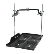 28 트레이 +23 브래킷 자동차 수리 도구 범용 헤비 듀티 배터리 홀드다운, 02 28 Tray  23 Stand