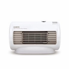 SAMPO聲寶 迷你陶瓷電暖器 HX-FD06P，PTC陶瓷速暖，可調出風口，可拆洗濾網，多重安全保護, 白色, HX-FD06P