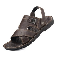 보이앤맨 소가죽 남자 샌들 남성 편한 센달 슬리퍼