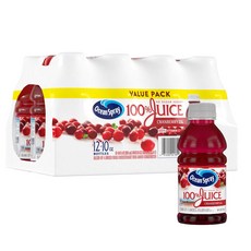 Ocean Spray Juice Cranberry Juice Blend 오션 스프레이 크랜베리 주스 블렌드, 12개, 296ml