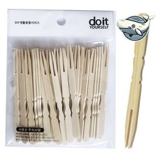 용 대나무 미니포크 다용도 캠핑 야외용 CYWFHHMVL, 본상품