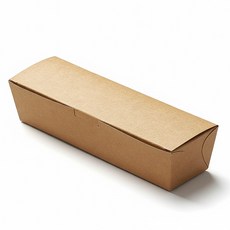 원터치 크라프트 김밥한줄 종이도시락 20.5 × 5 × 3.7 cm, 50개입, 1개