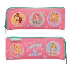 日本SKATER 寶可夢兒童餐具收納袋 大開口餐具袋 皮卡丘 冰雪奇緣 公主 CAR'S 哆啦A夢, 1個, 迪士尼公主（現貨）