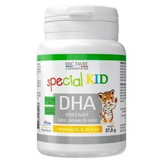 프랑스 ERIC FAVRE 유아용&키즈 DHA 오메가3 해초유 캡슐 60 정, 1개, 60정