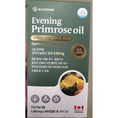 고함량 감마리놀렌산 240mg 달맞이꽃종자유 캐나다산 300캡슐, 1박스, 300정