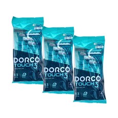 도루코 터치쓰리 3중날 면도기 TP900, 4개입, 3개